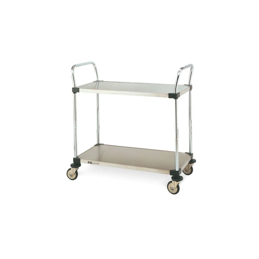 Intermetro Industries Metro MW Series Stainless Steel Utility Cart, 2 ...