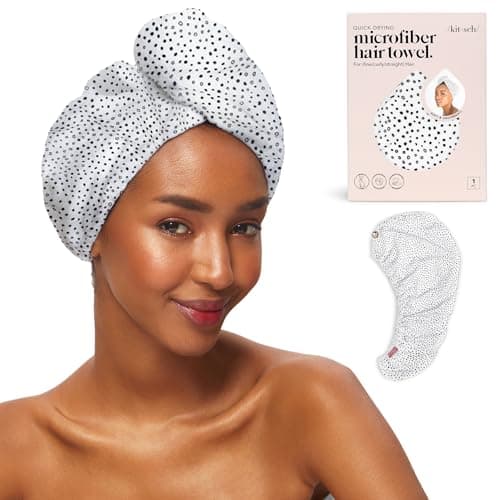 Enveloppement pour cheveux en microfibre Kitsch