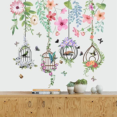 Brewster Komar LV19004 Peel & Stick Bird Cage European Wall Decals ...