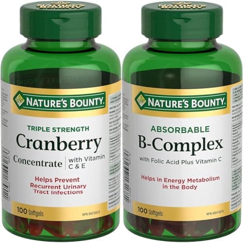 Nature s Bounty Cranberry with Vitamin C 4200mg Softgels