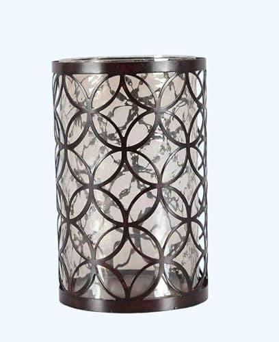 Glass Hurricane Candle Holder