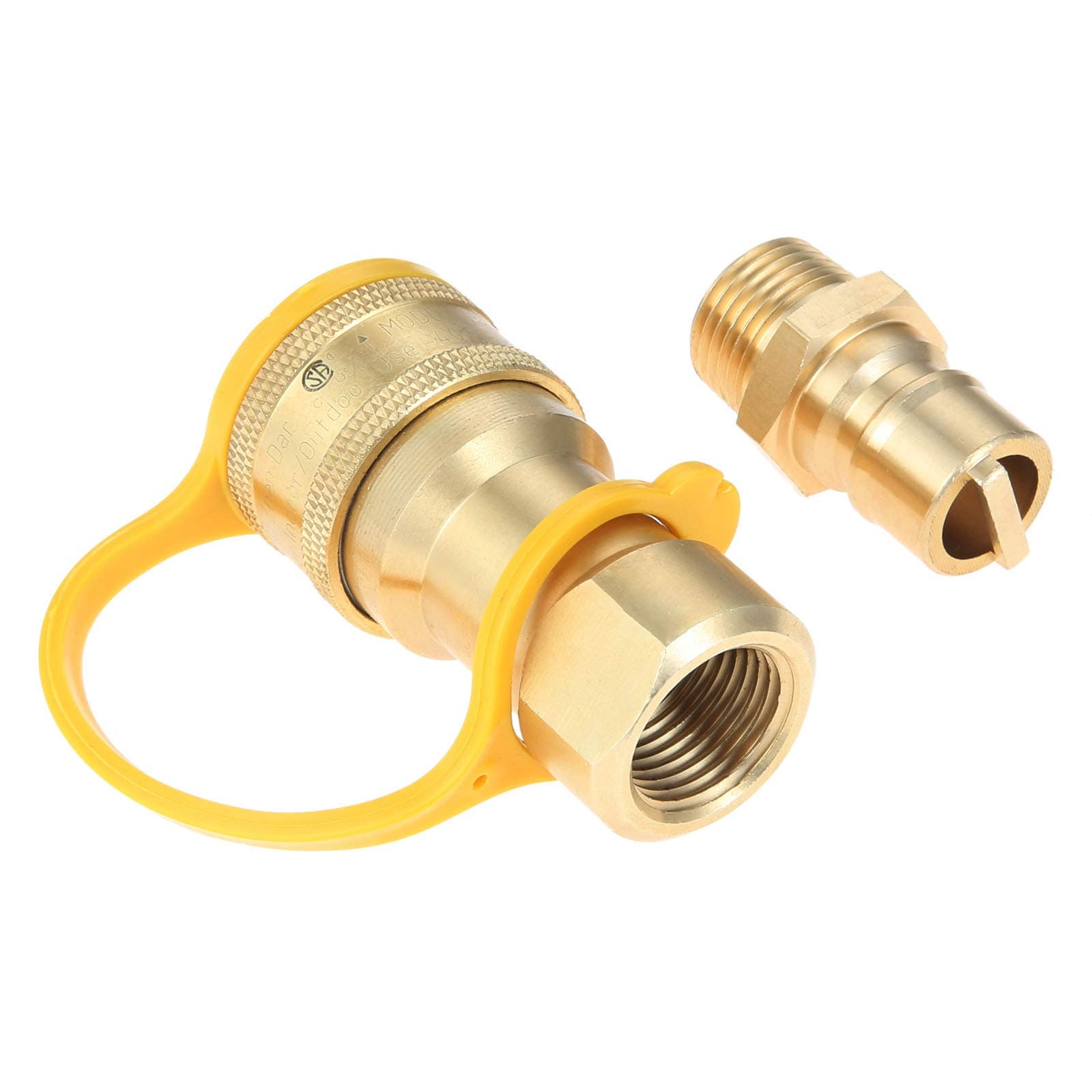 Snapklik.com : 1/2" Gas Quick Connect Kit, Disconnect Connector