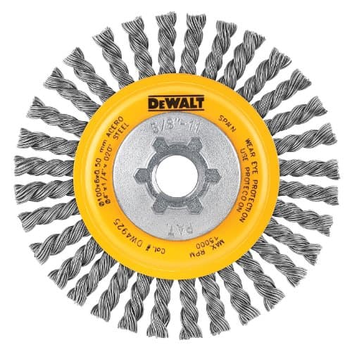 DEWALT DW4916 Carbon Steel Wire Wheel