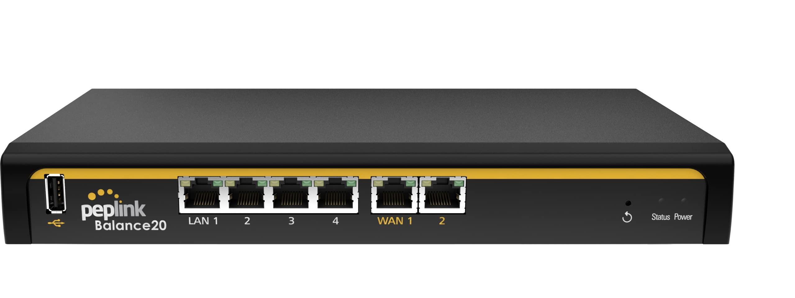 Buy Peplink Balance 20 Dual-WAN Router, black (BPL-021) Online at ...