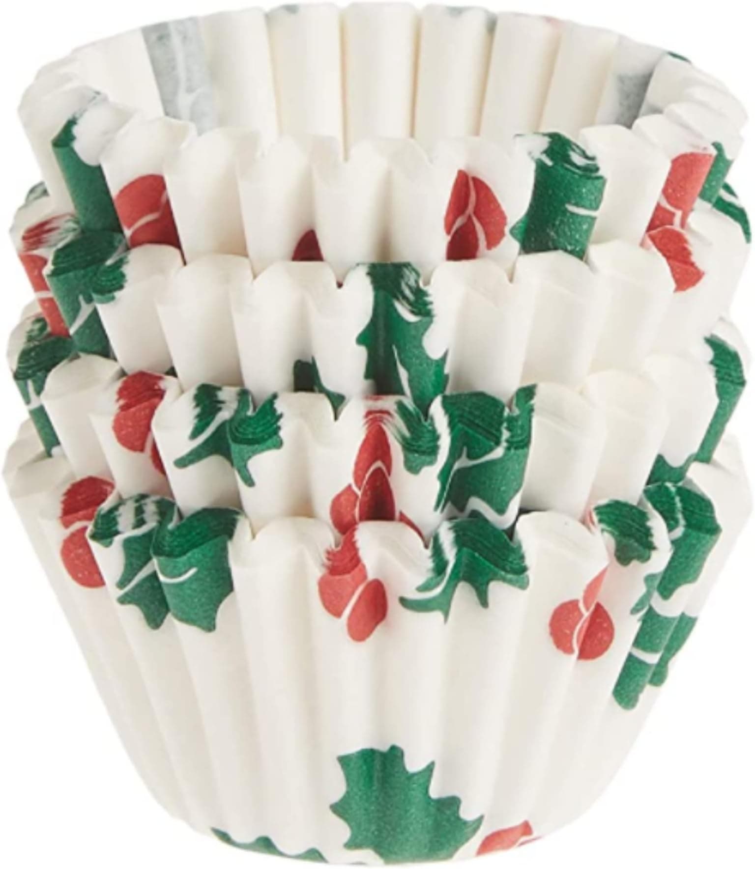Amazon.com: Wilton Christmas Red & Green Mini Cupcake Liners, 150-Count ...