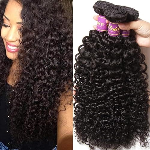 UNice Malaysian Deep Curly Wave 13x4" Lace Front Human Hair Wigs for ...
