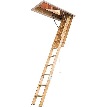 Werner WH2208 8' Wooden Attic Ladder - Extension Ladders - Amazon.com