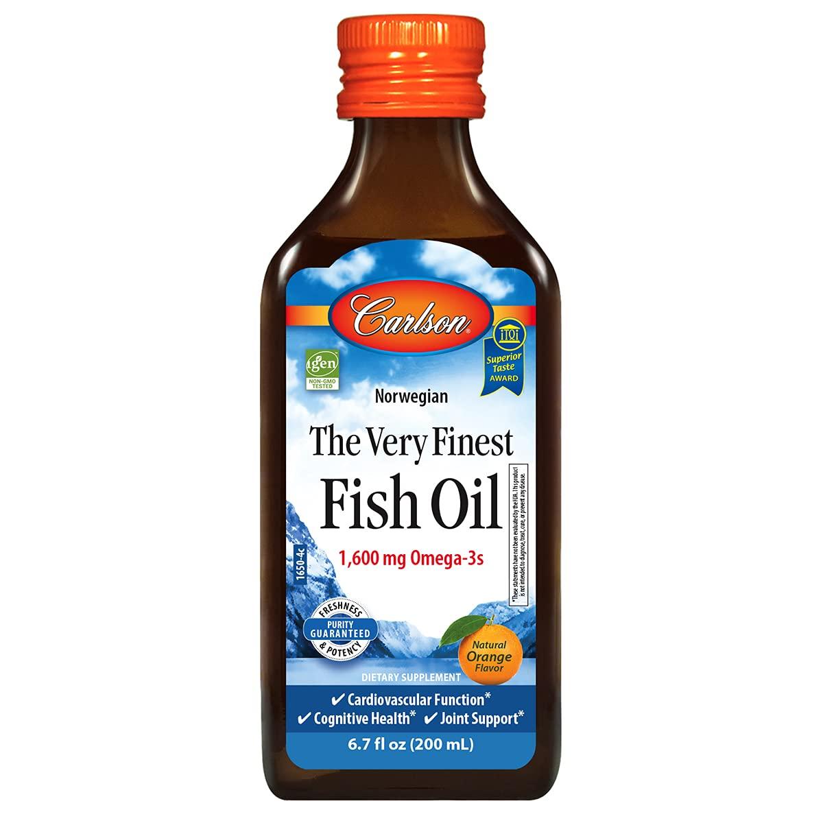 Carlson Labs Very Finest Fish Oil 500ml Bottle