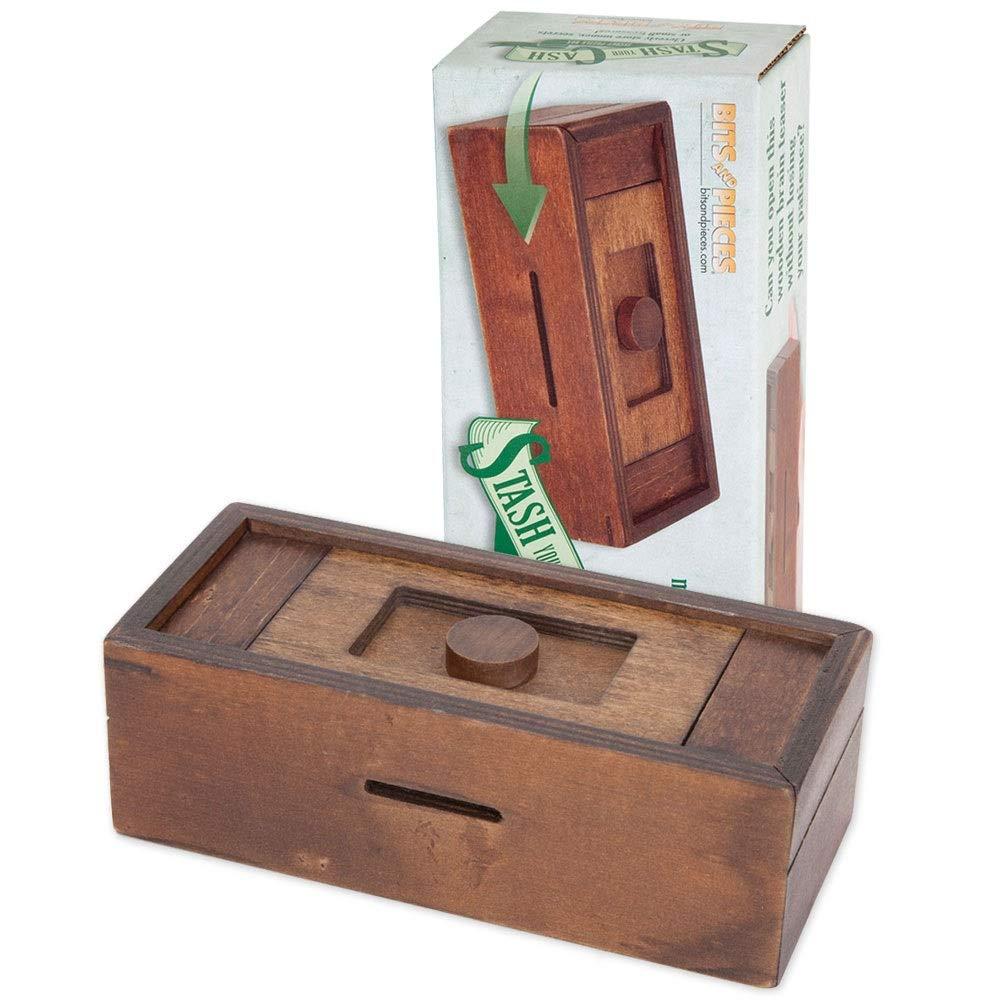 Bits and Pieces - Stash Your Cash - Secret Puzzle Box Brainteaser ...