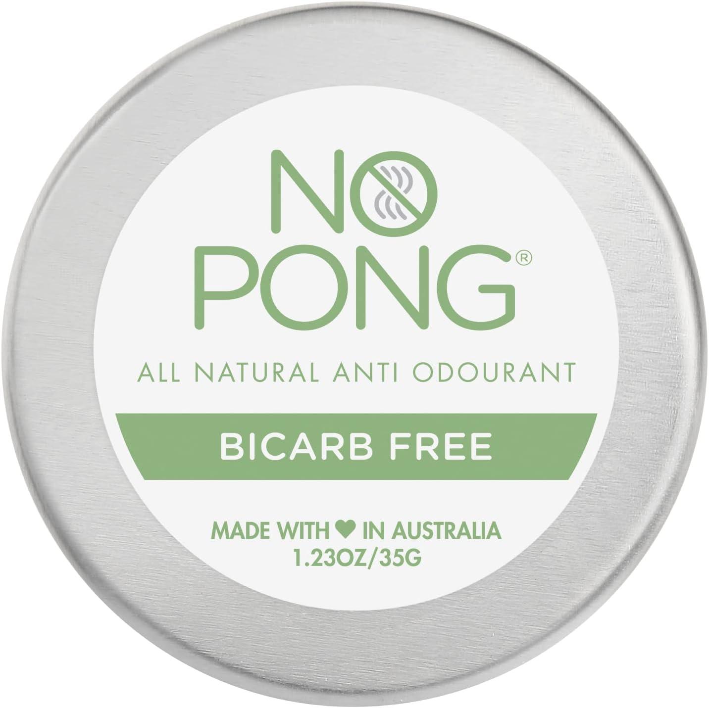 No Pong Bicarb Free, All-Natural Deodorant, Sensitive Cream Deodorant ...