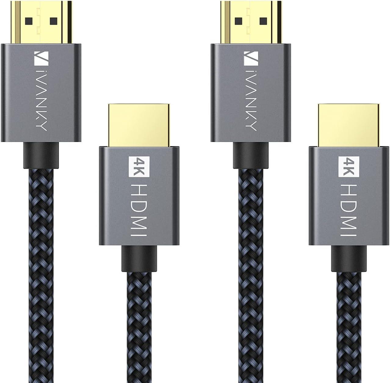 Amazon.com: iVANKY HDMI Cable, 4K HDMI 2.0 Cable 18Gbps, 4K@60Hz, 2K ...