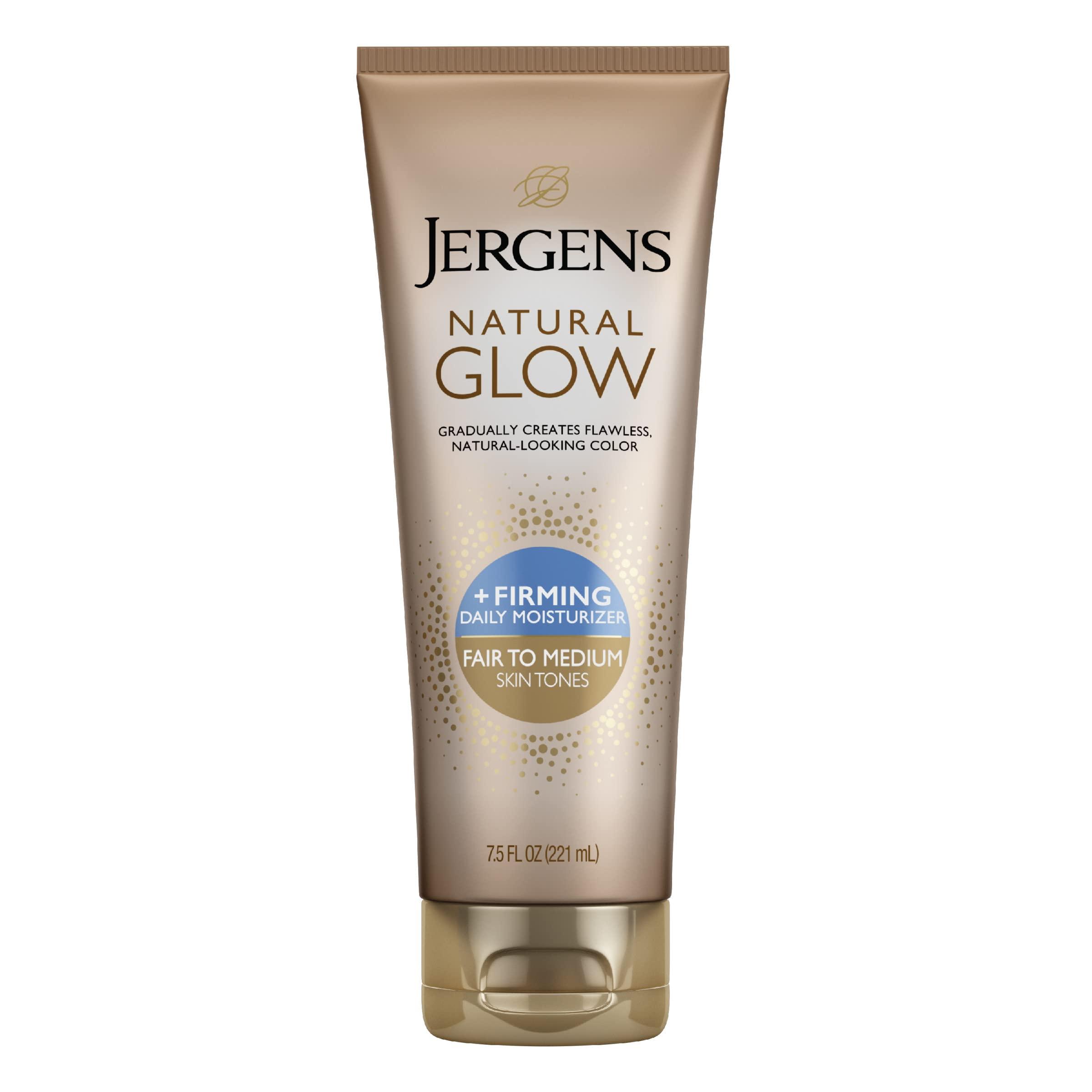 Buy Jergens Natural Glow +FIRMING Self Tanner, Sunless Tanning Lotion ...