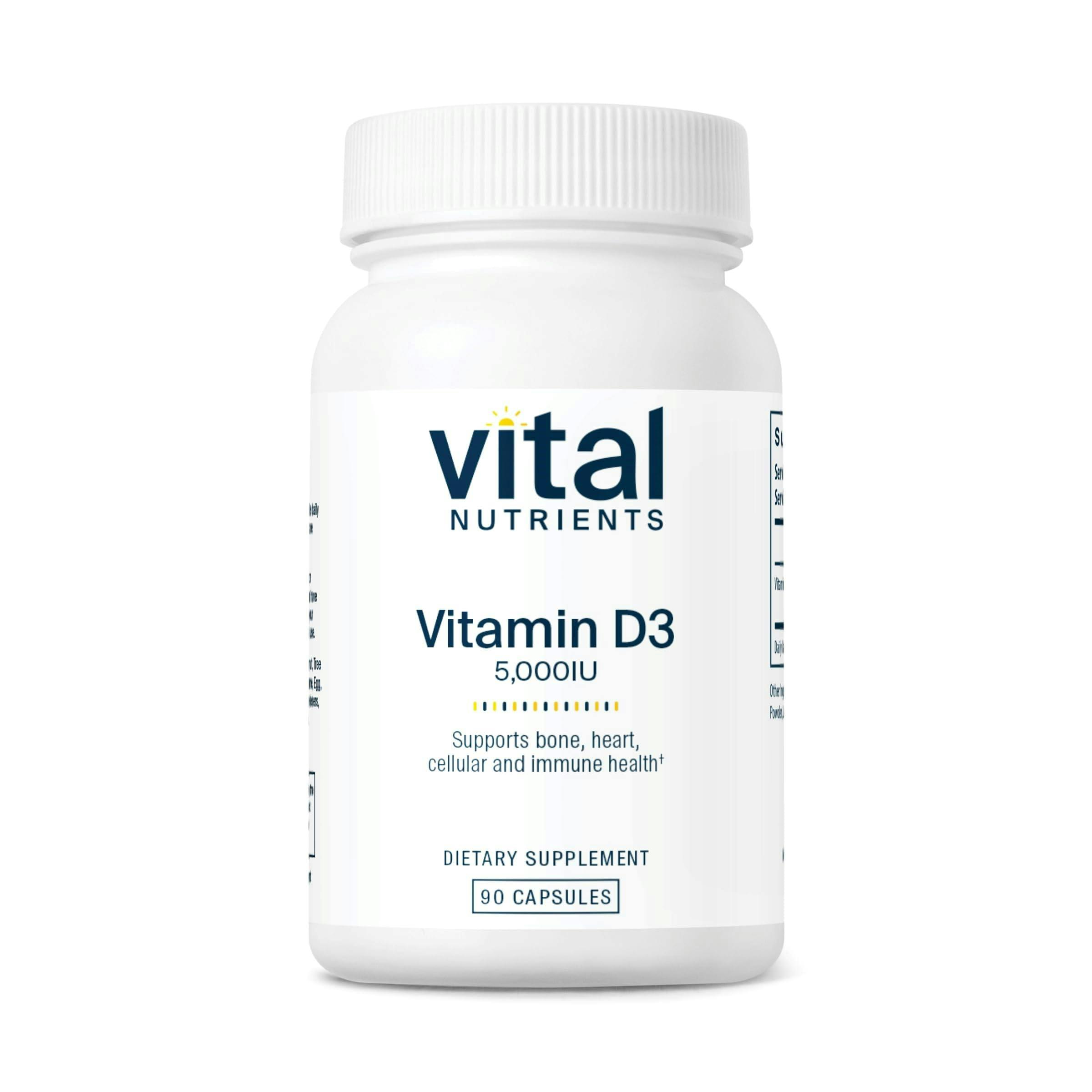 Vital Nutrients Vitamin D3 5000 IU Supplement