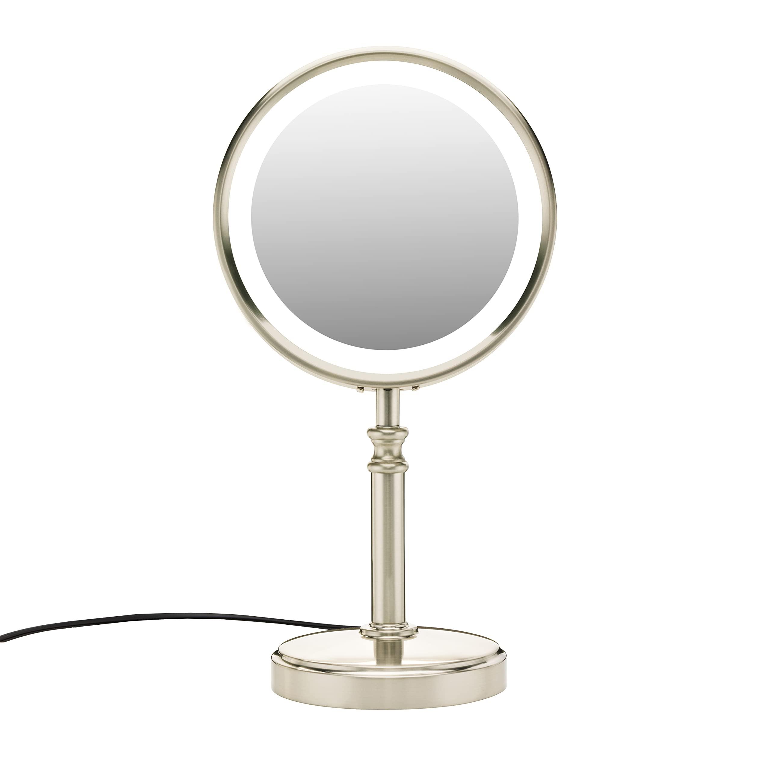 Conair Reflections Double-Sided LED Lighted Vanity Makeup Mirror, 1x ...