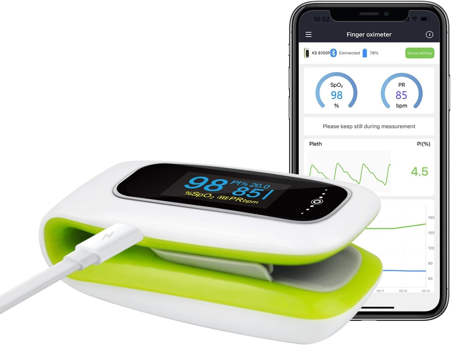 Amazon.com: Santamedical Generation 2 Fingertip Pulse Oximeter Oximetry ...