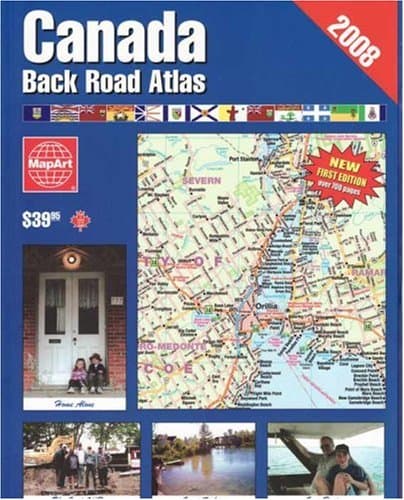 Atlas routier MapArt Canada