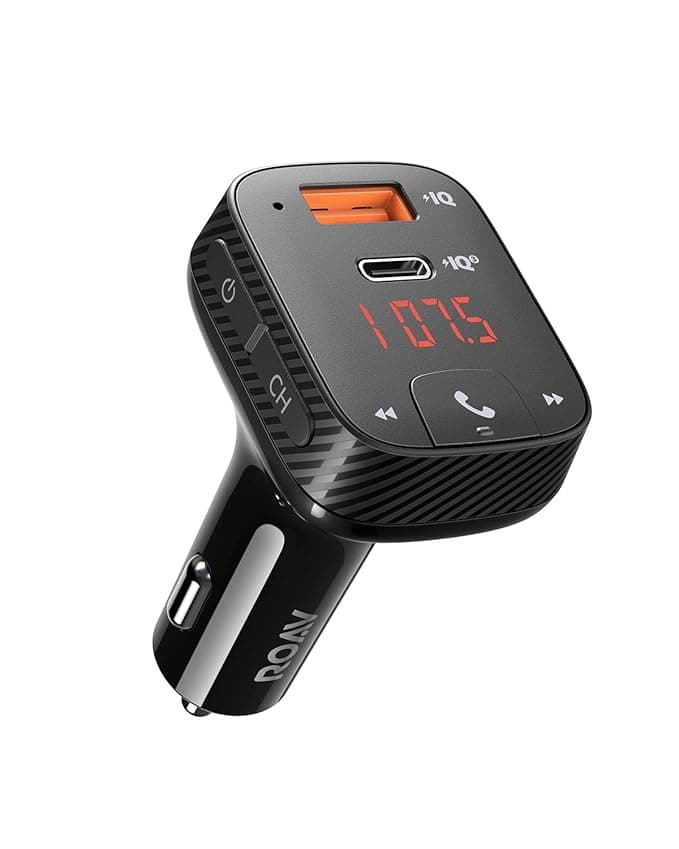 Anker Roav SmartCharge T2 Bluetooth FM Transmitter for Car, Audio ...