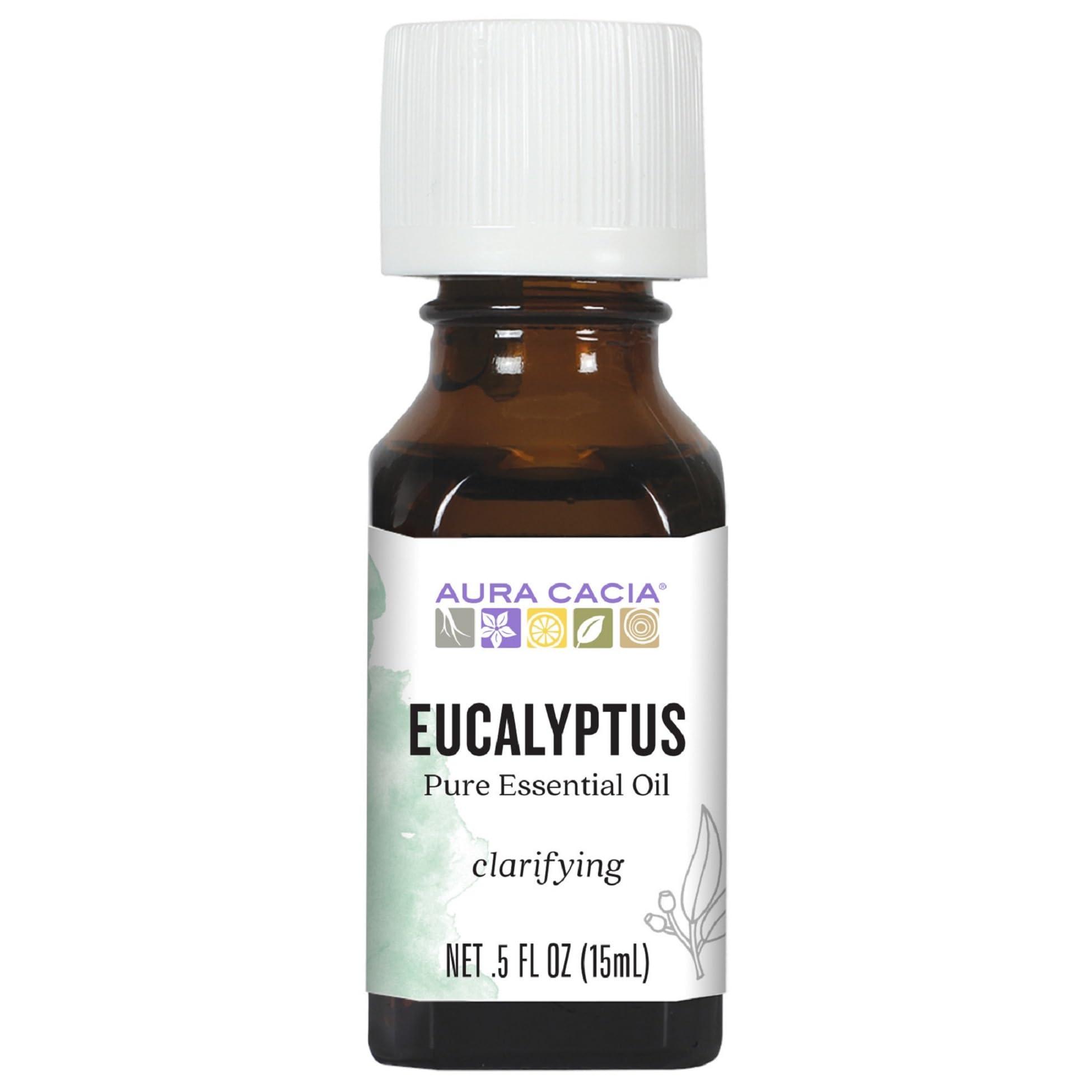 Amazon.com : Aura Cacia Eucalyptus Essential Oil : Scented Oils ...