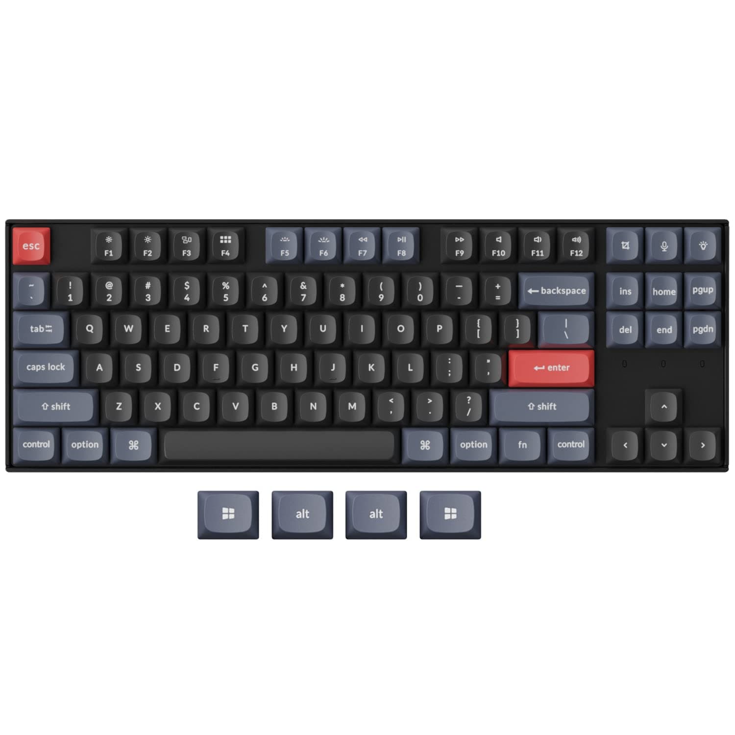 Amazon.com: Keychron K8 Pro QMK/VIA Wireless Mechanical Keyboard ...