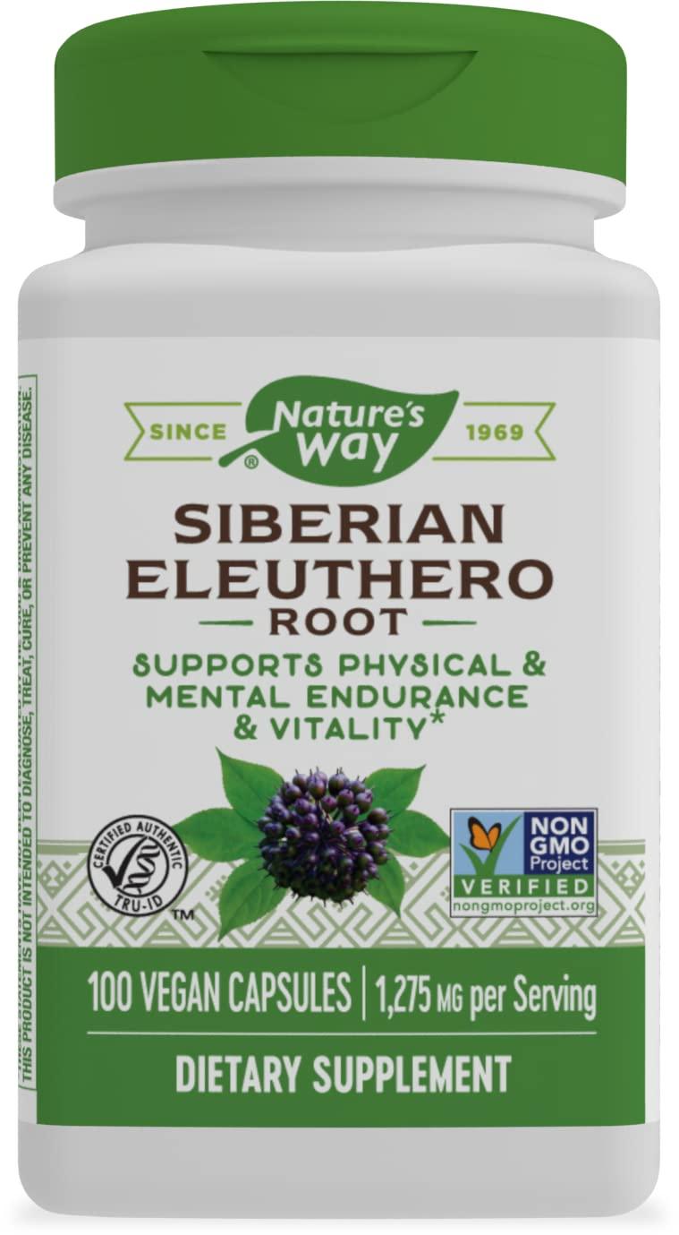 Nature's Way Siberian Eleuthero Capsules 500mg