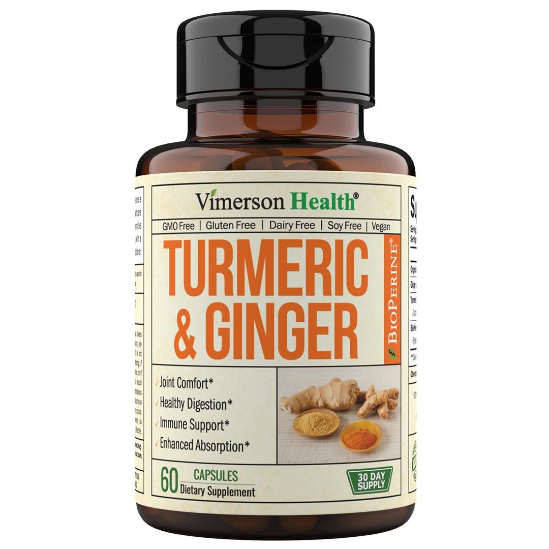 Vimerson Health Turmeric Curcumin with Ginger Supplement