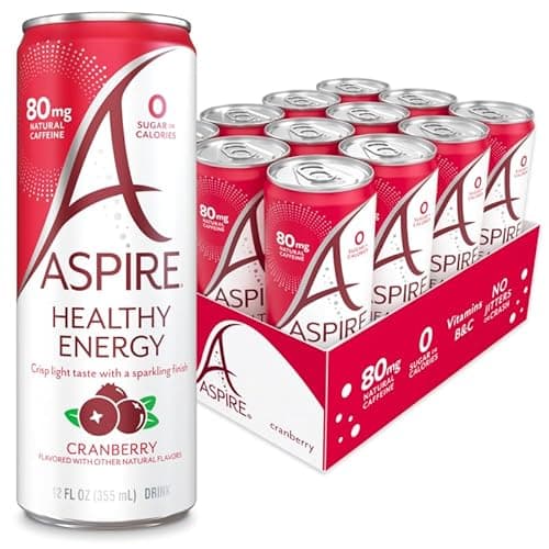 Amazon.com : ASPIRE® Cranberry, Healthy Energy Drink with Low ...