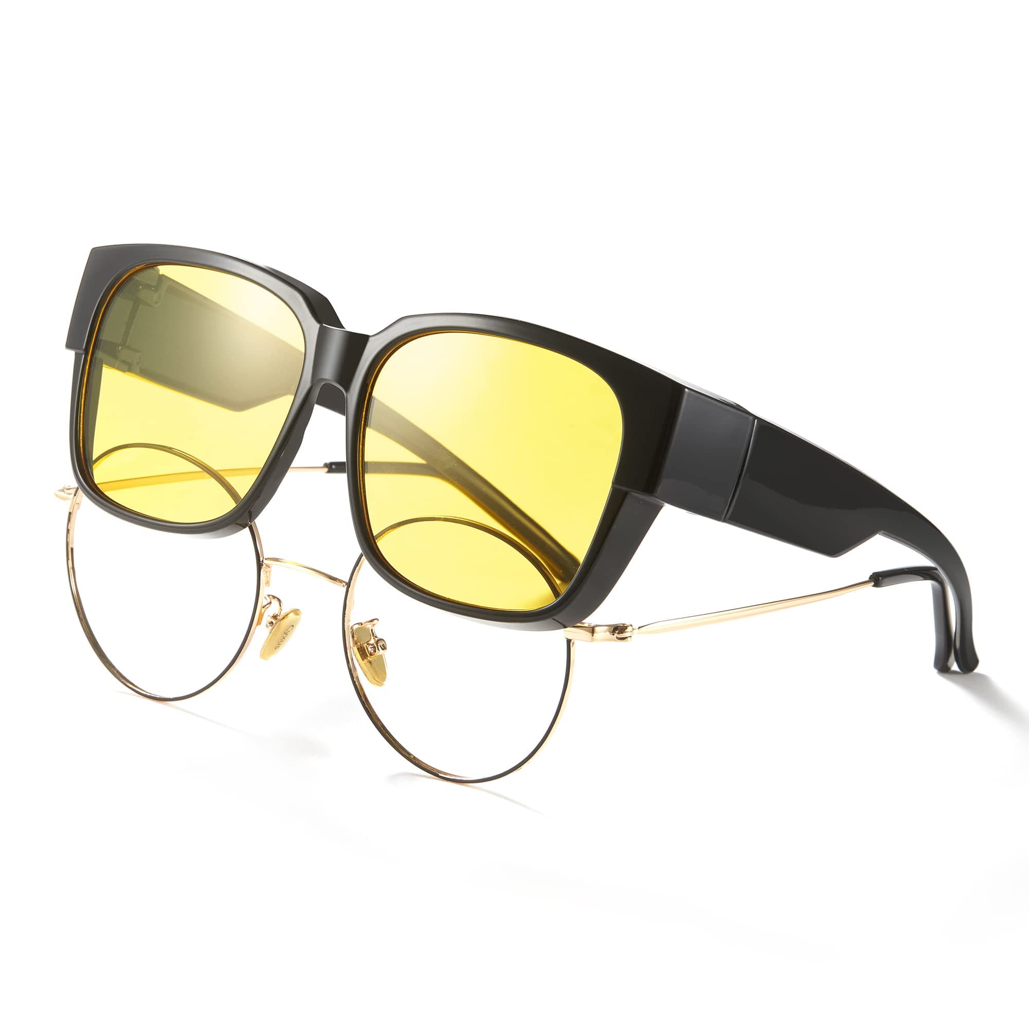 Cyxus Sunglasses Fit over Glasses for Nearsighted People ...
