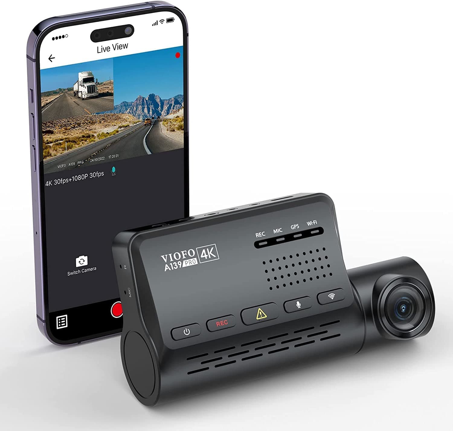 VIOFO A139 Pro DashCam STARVIS 2 IMX678 Sensor, Superb Night Vision ...