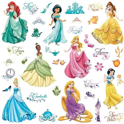 RoomMates Disney Princess - Princess Peel & Stick Wall Decal - Walmart.com