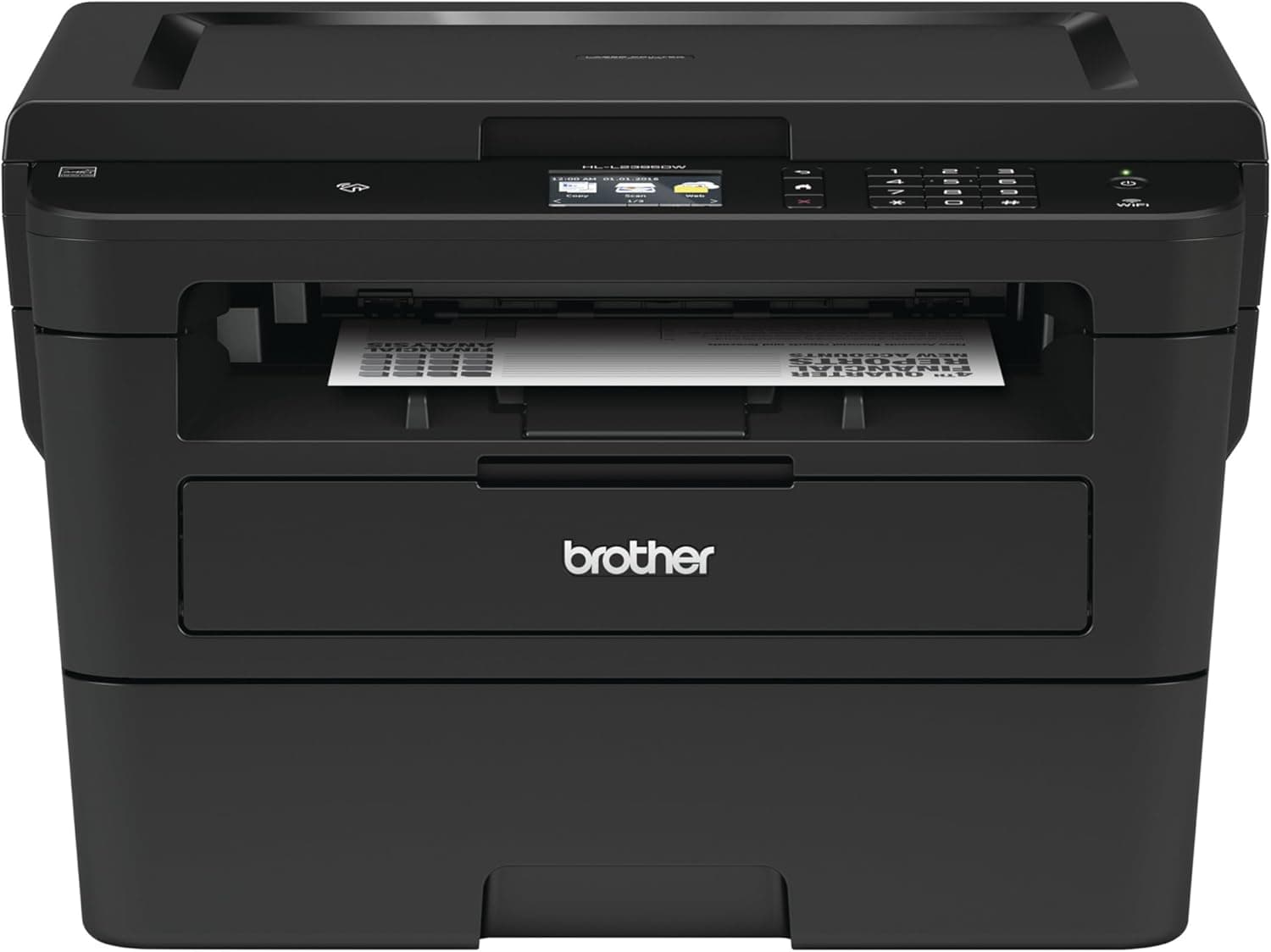 Brother Compact Monochrome Laser Printer, HLL2395DW, Flatbed Copy ...