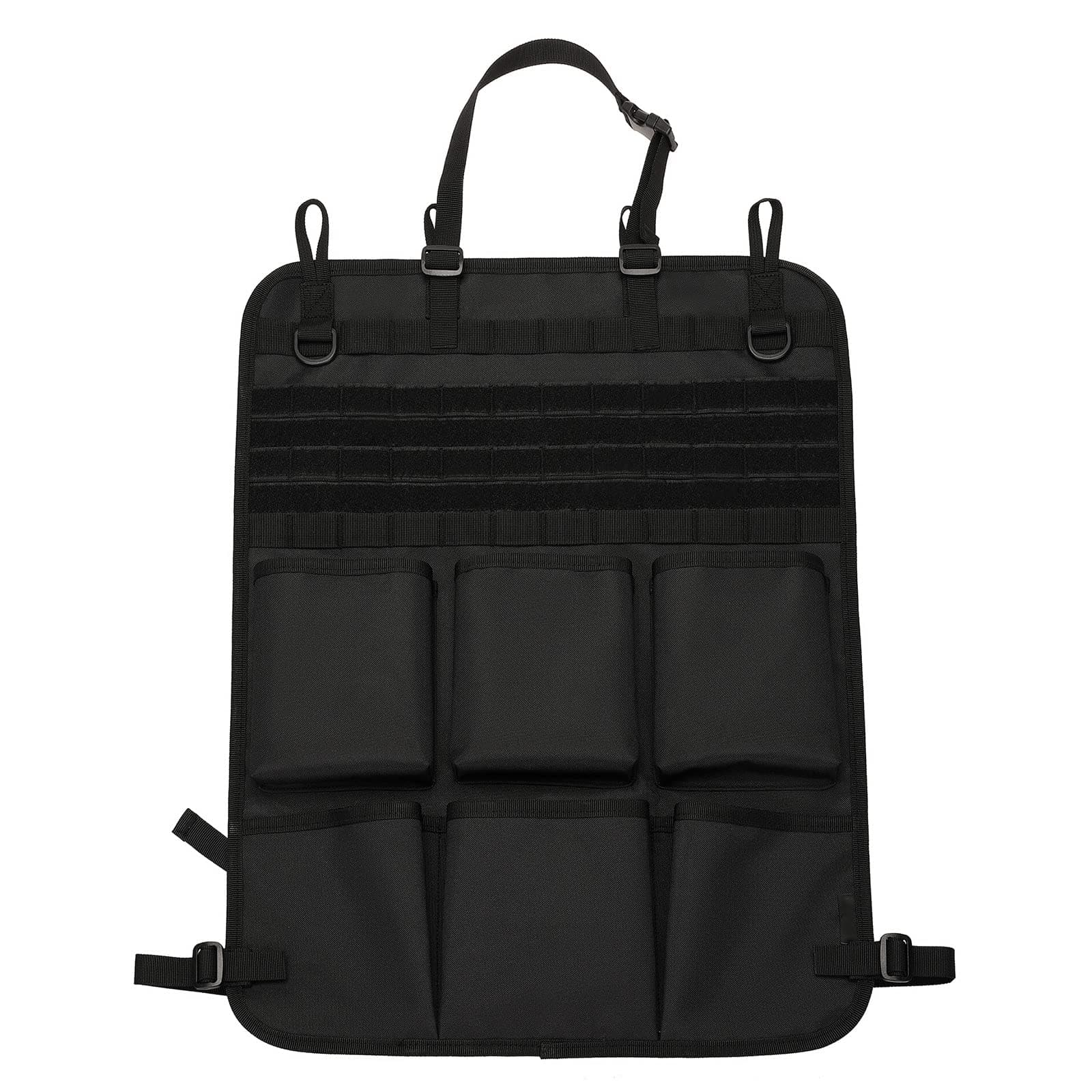 HUNTVP Car Seat Back Organizer, Tactical Molle Vehicle Panel Universal ...