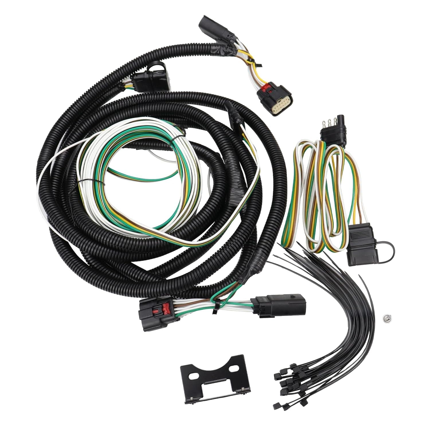 Amazon.com: Towed-Vehicle RV Wiring Harness Kit Compatible with Jeep ...