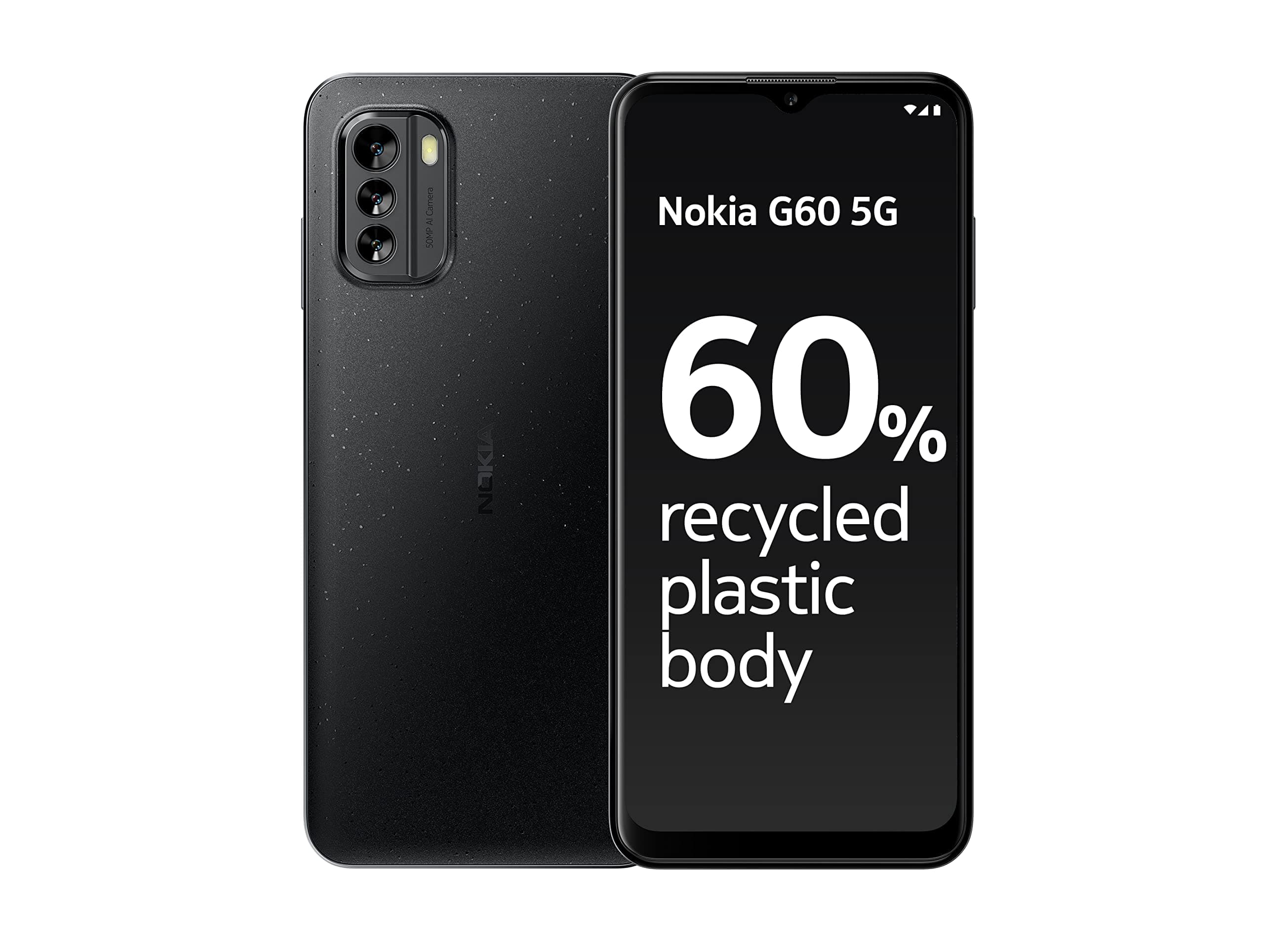 Nokia G60 5G Smartphone, 6.58” HD+ 120Hz display, 4GB RAM & 64GB ...