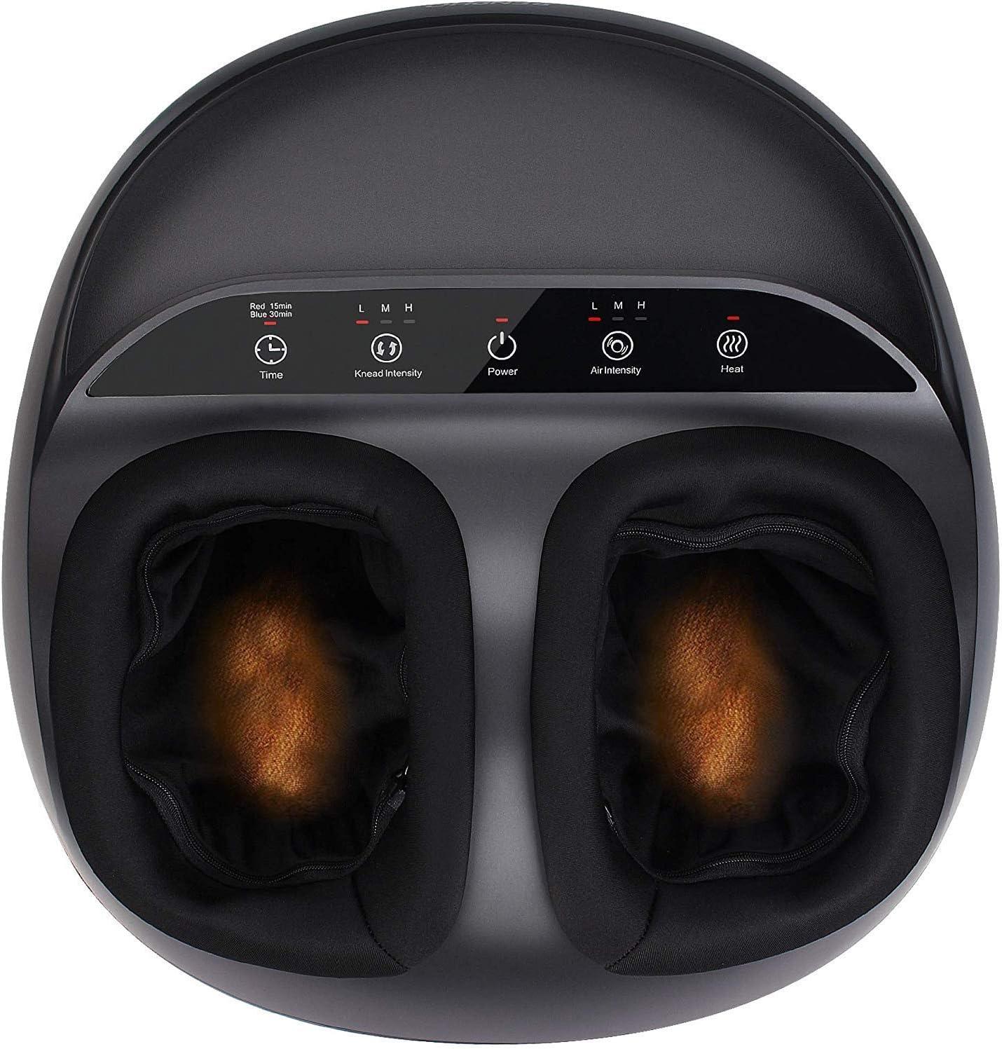 RENPHO Shiatsu Foot Massager Machine with Heat, Deep Kneading Therapy ...