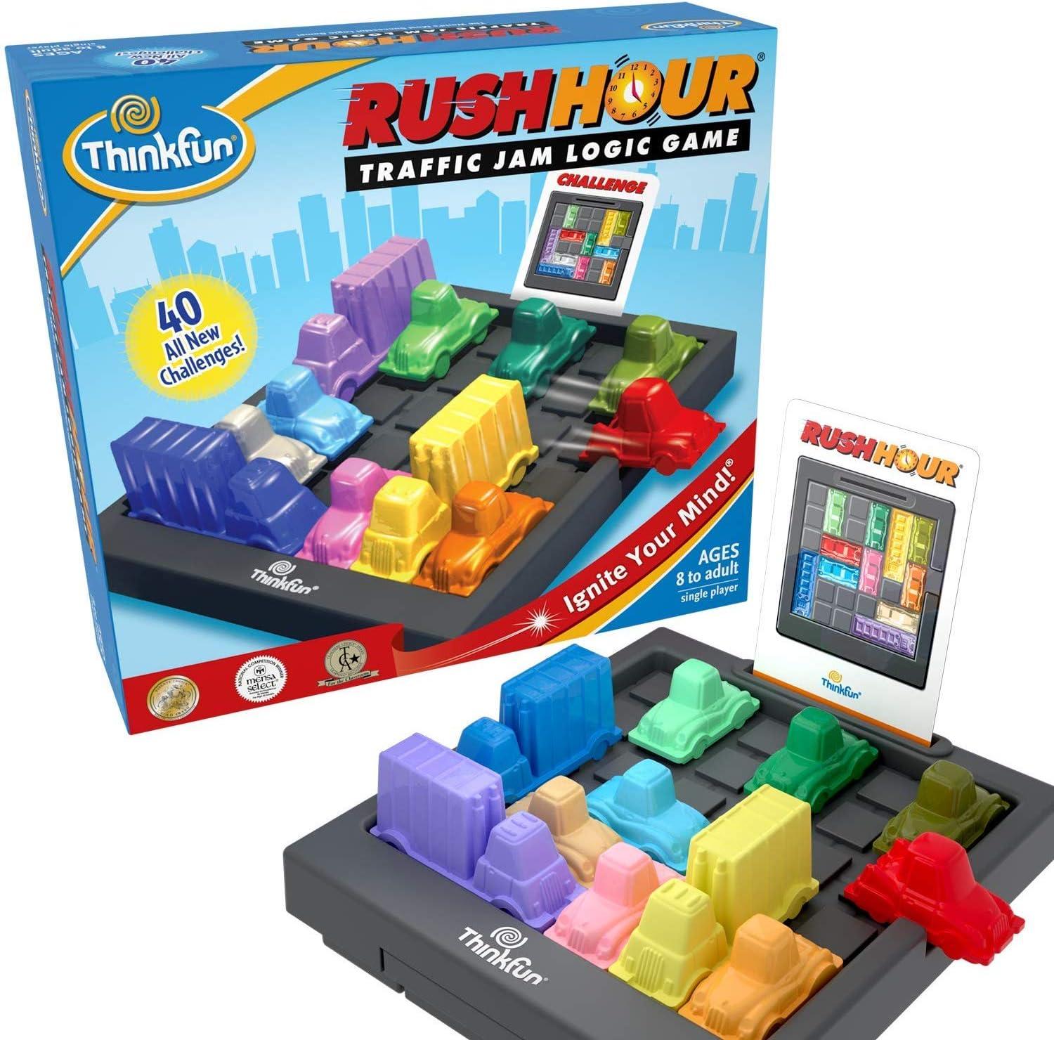 Thinkfun Rush Hour - Traffic Jam Logic, Brain & Challenge Game - STEM ...