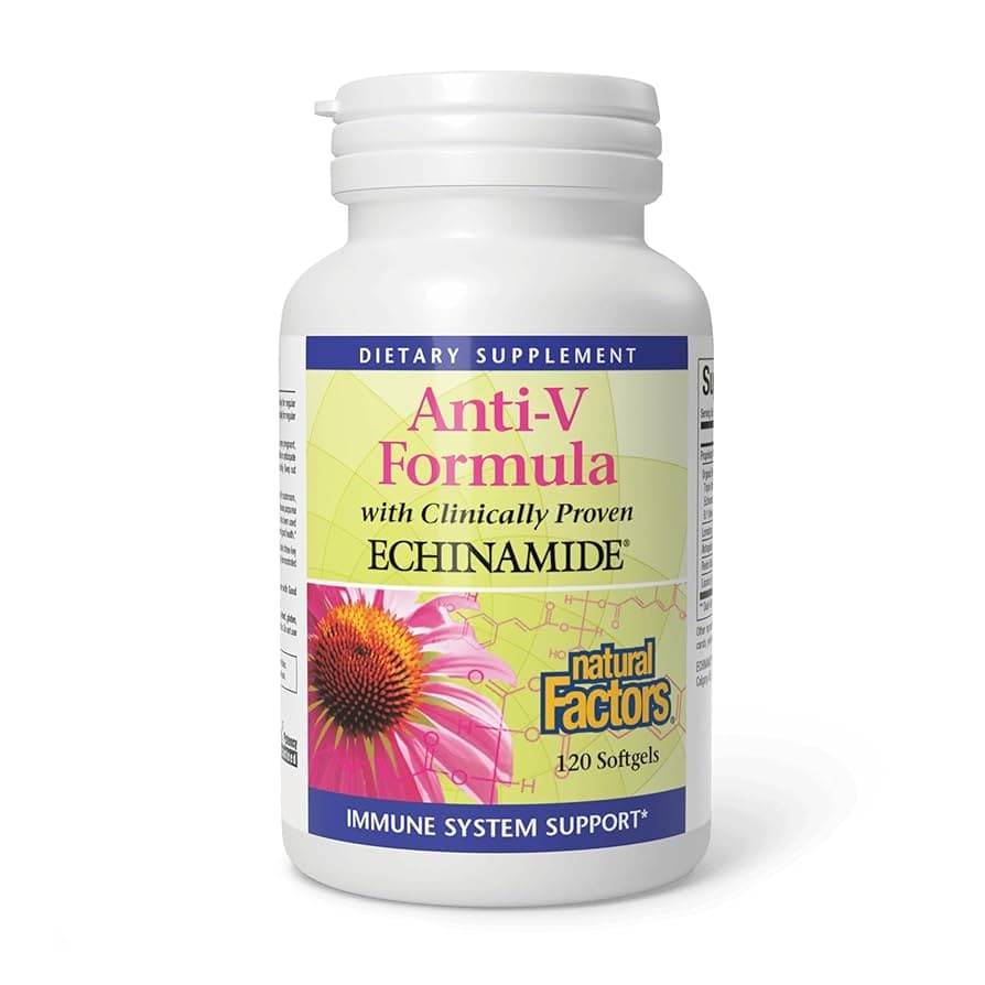 Amazon.com: Natural Factors Anti-V Formula, Echinacea Supplement ...