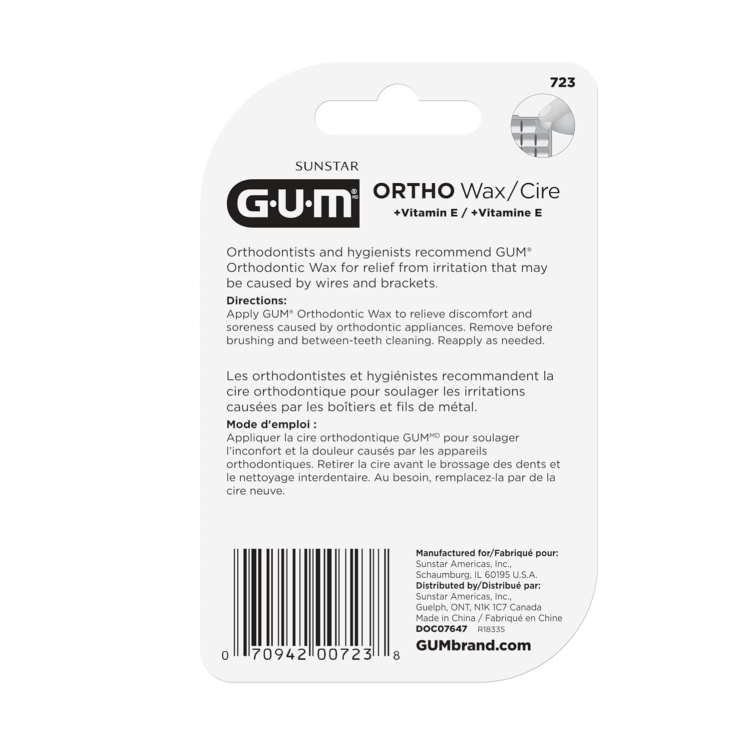 Sunstar GUM Original Orthodontic Wax - BigaMart