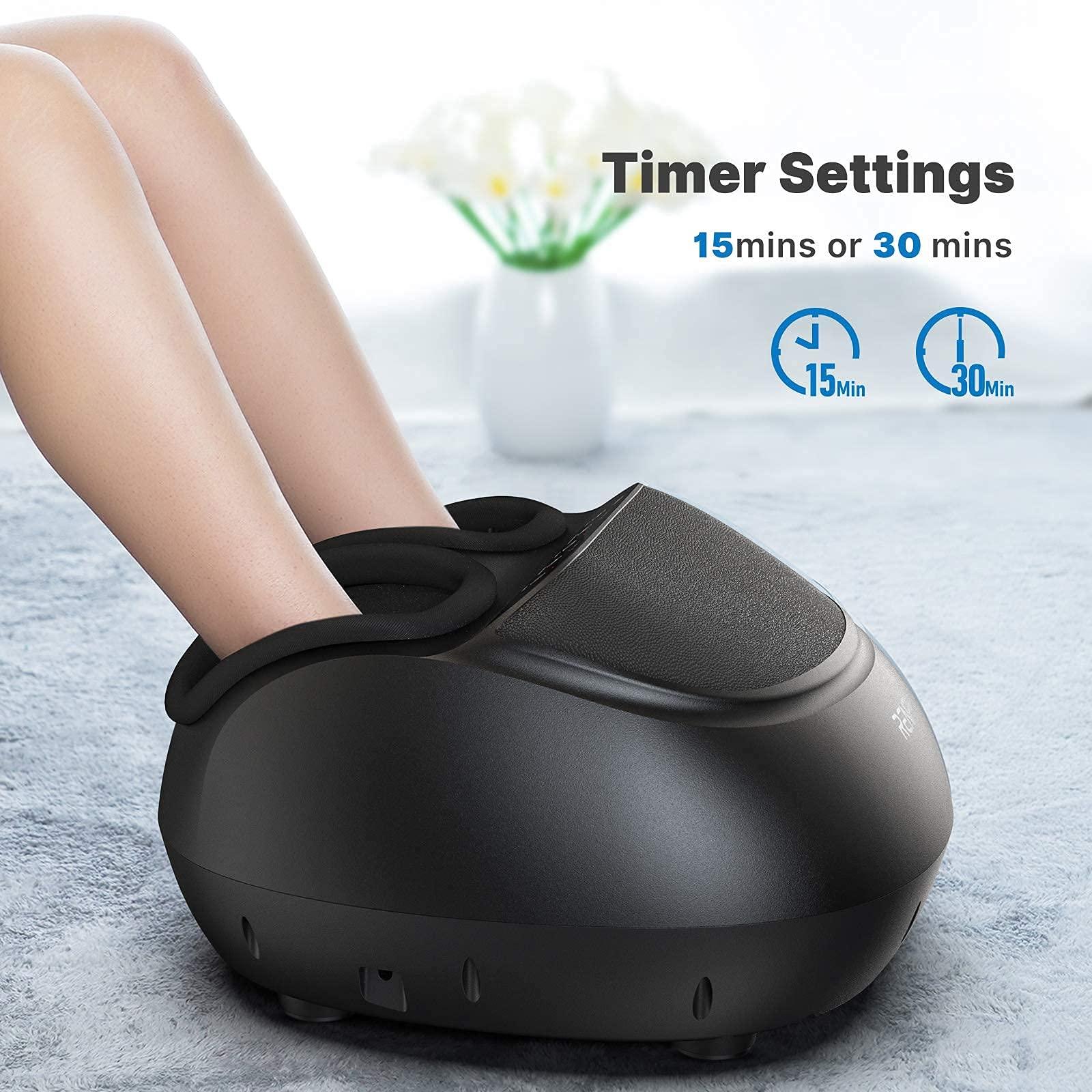 RENPHO Shiatsu Foot Massager Machine with Heat, Deep Kneading Therapy ...