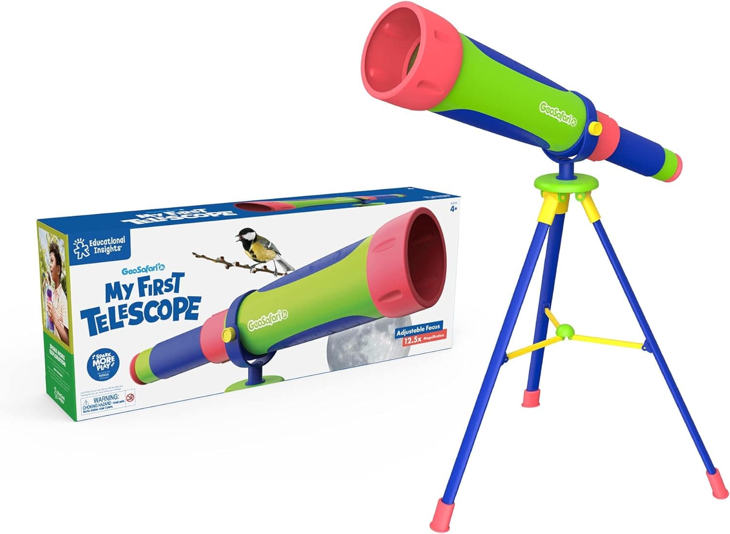 Amazon.com: Educational Insights GeoSafari Jr. My First Telescope Toy ...