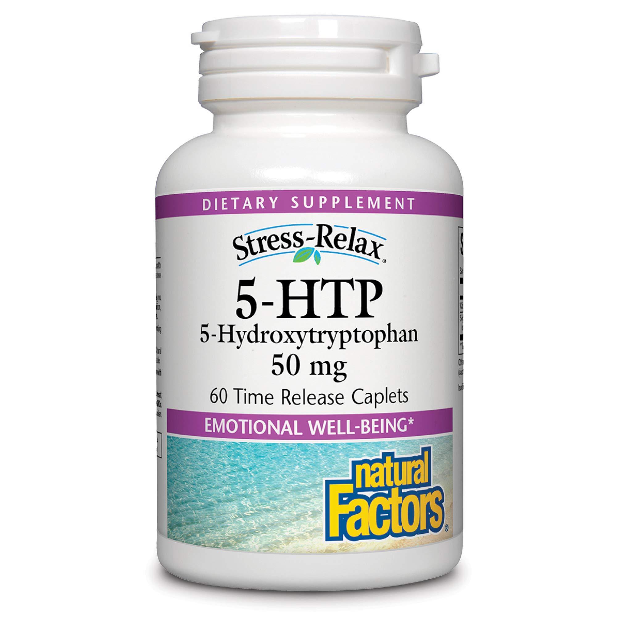 Buy Natural Factors, Stress-Relax 5-HTP 50 mg, ceutical-Grade ...