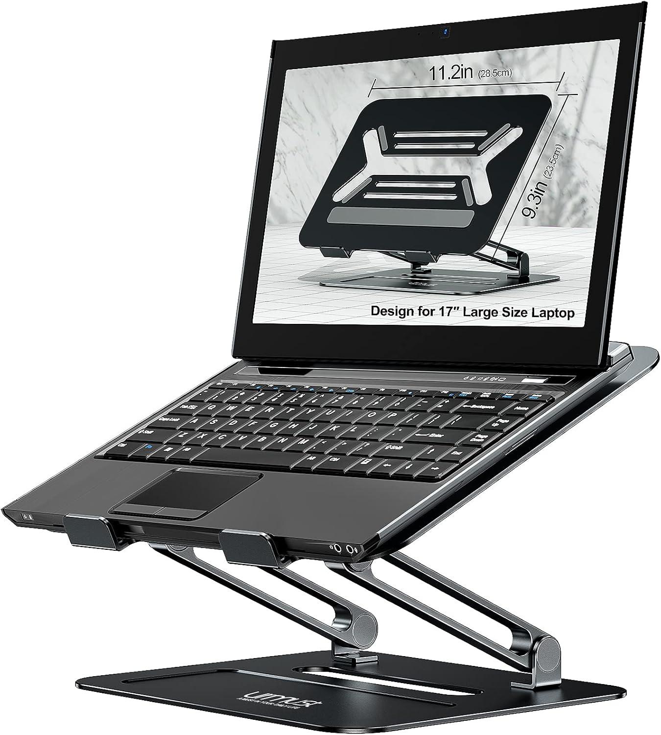 Buy Urmust Adjustable Laptop Stand for Desk Aluminum Computer Stand for ...