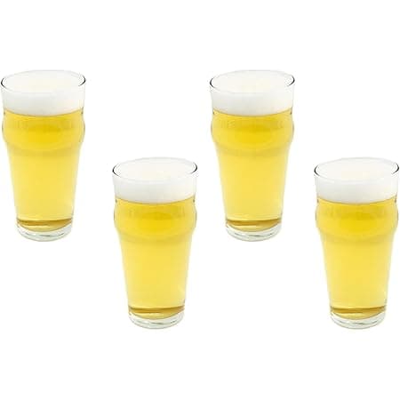 Amazon.com: Libbey Craft Brews 16 Ounce Clear English Pub Glasses, Set ...