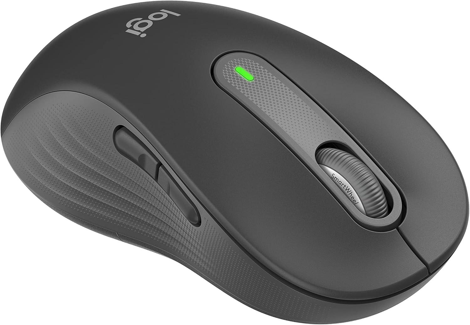 Logitech Signature M650 L Left Wireless Mouse - for Large Sized Left ...