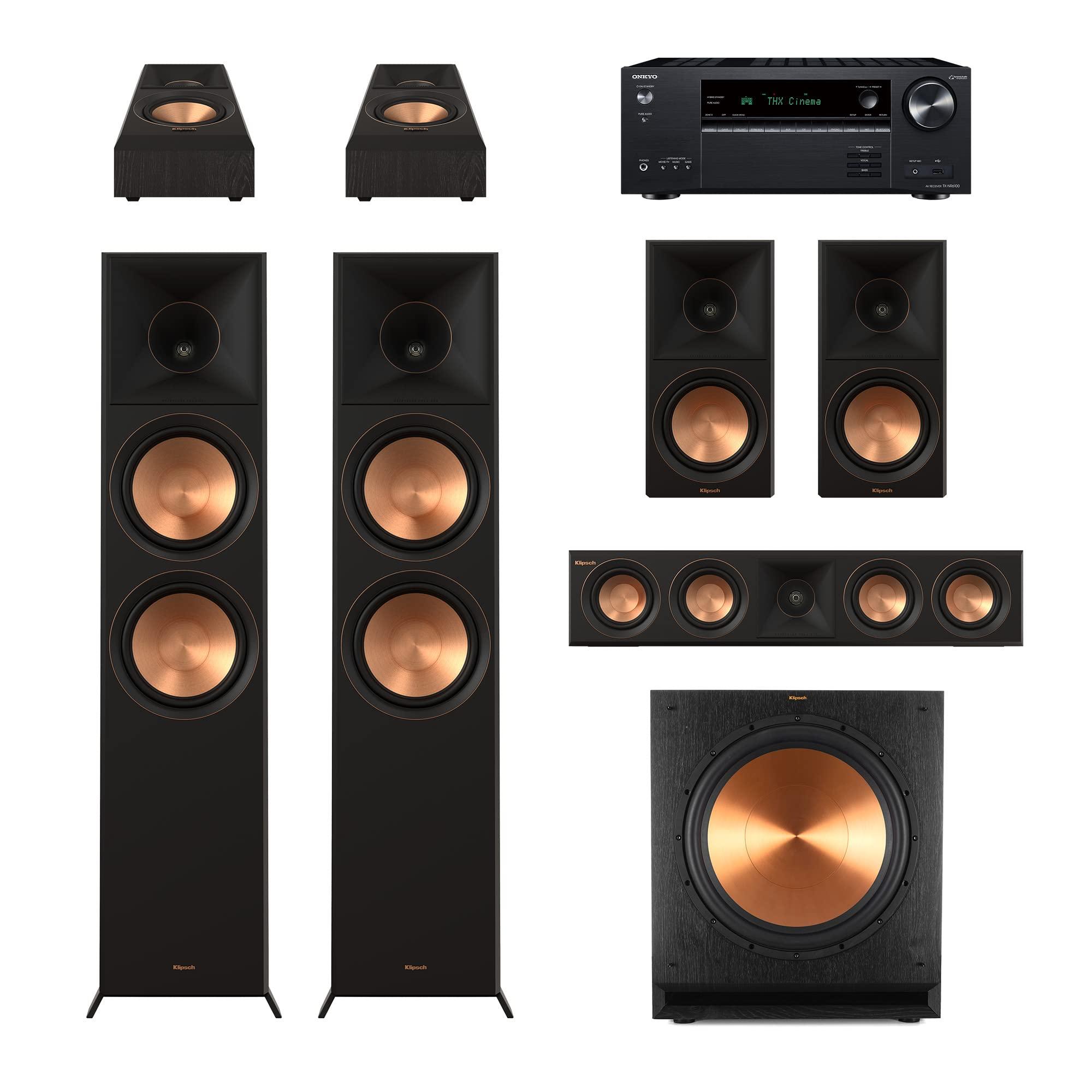 Buy Klipsch Reference Premiere RP-8000F II 7.1 Bookshelf Speaker Home ...