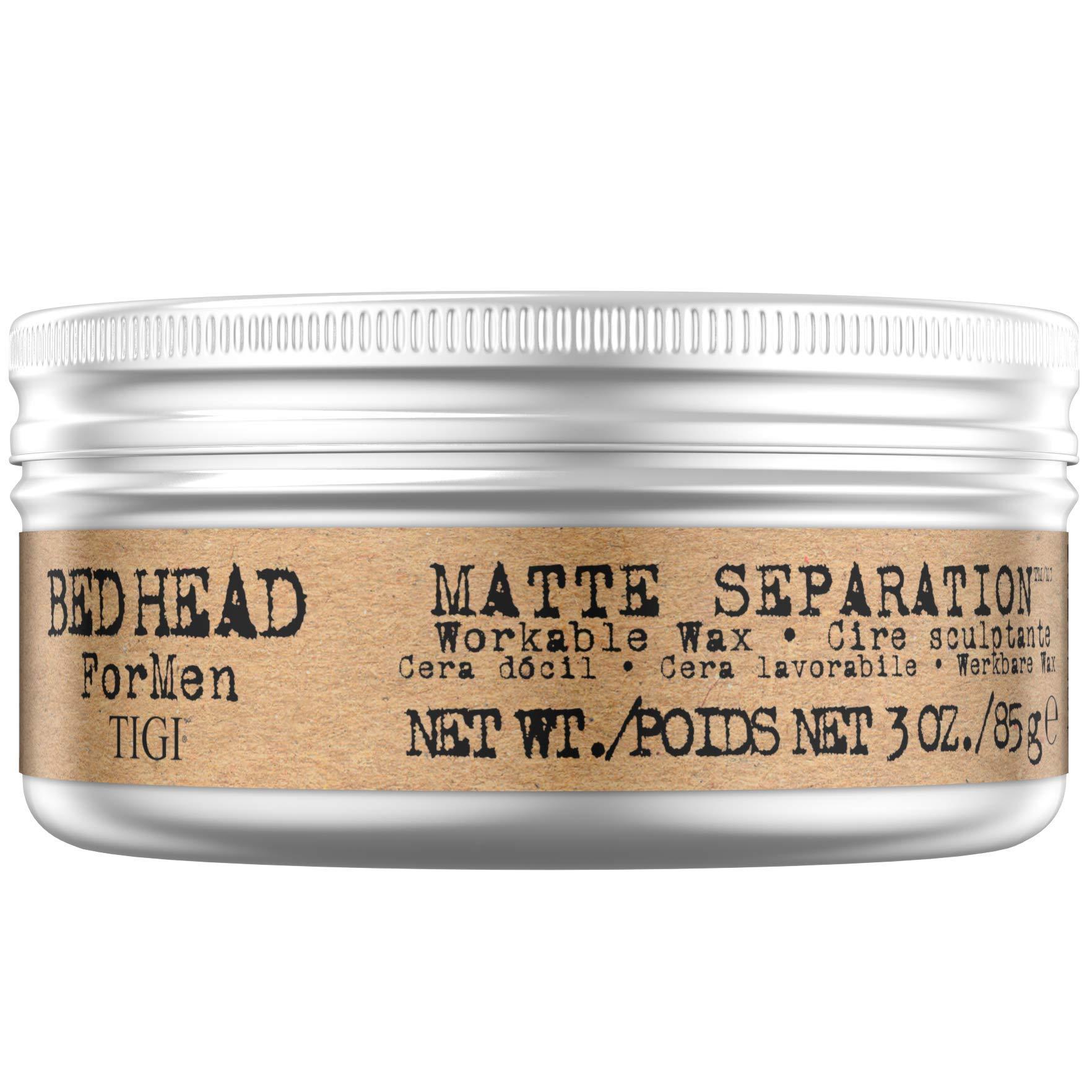 Buy TIGI Bed Head for Men Matte Separation Workable Wax, 3 Ounce Online ...