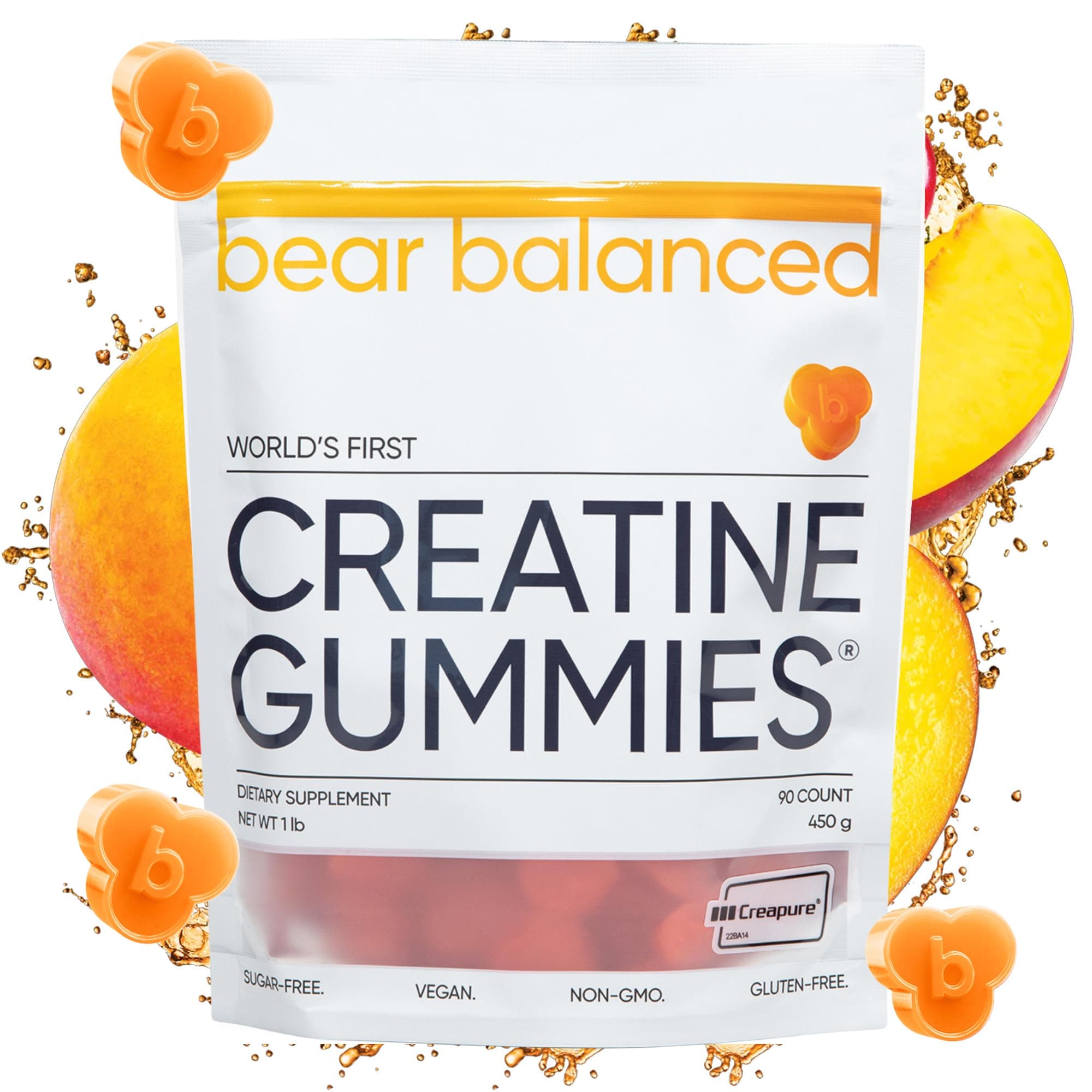Amazon.com: Bear Balanced Creatine Gummies for Men & Women - Creatine ...