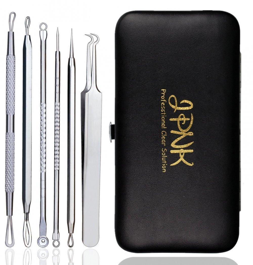 JPNK Blackhead Remover Tools 6 PCS Professional Surgical Extractor ...