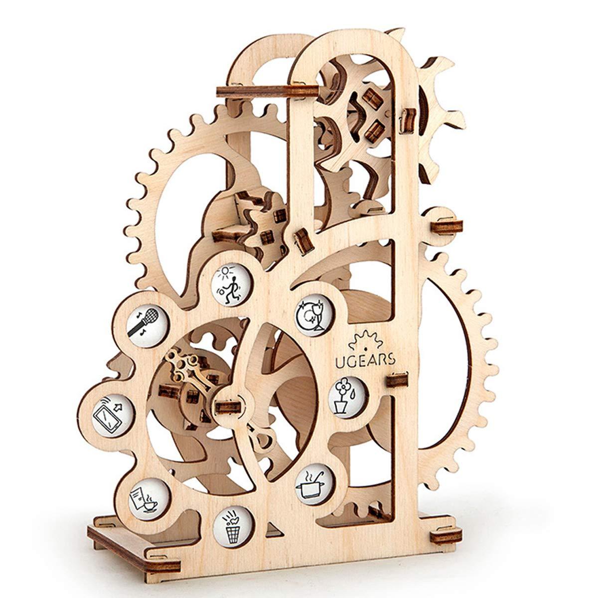 Buy UGears Mechanical Models 3-D Wooden Puzzle Mechanical Dynamometer ...