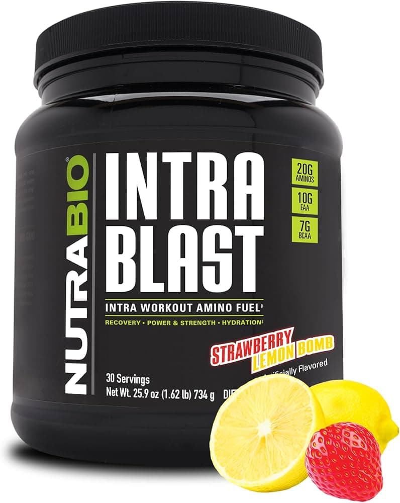 Amazon.com: NutraBio Intra Blast BCAA EAA Electrolyte and ...