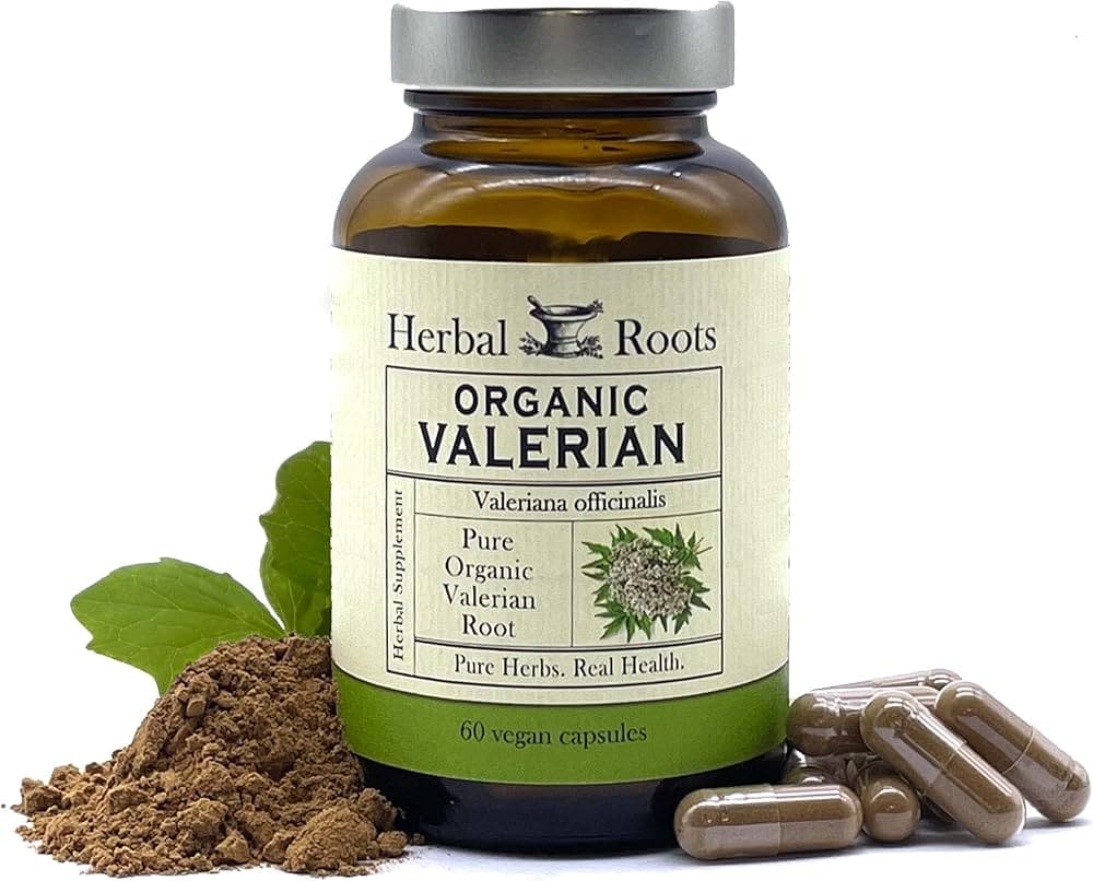 Amazon.com: Herbal Roots Pure Organic Valerian Root Capsules - 900 ...